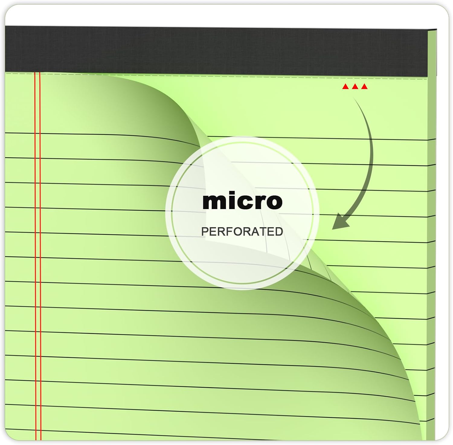 5pcs Small Note Pads 5x8 Notebook College Ruled Legal Pads Color Notepads 5 Pack Study Back Writing Pads 5 x 8 Perforated Narrow Ruled Pads of Paper for School & Office Supplies 30 Sheets/Pack - Image 5