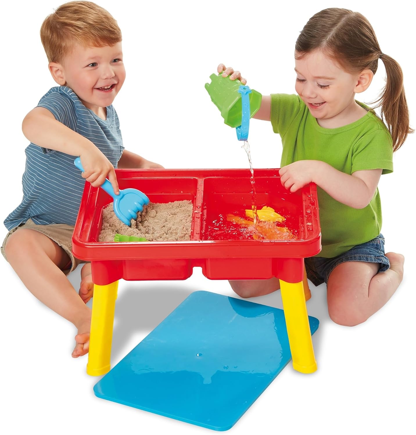 Toddler Sensory Kids Table with Lid | Sensory Bin | Kidoozie | Mega Block Compatible Lid | Indoor Outdoor Use , Red, G02521 17 x 12.5 x 11 inches - Image 11