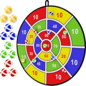 BooTaa 29" Large Dart Board for Kids, Kids Dart Board with Sticky Balls, Boys Toys, Indoor/Sport Outdoor Fun Party Play Game Toys, Birthday Gifts for 3 4 5 6 7 8 9 10 11 12 Year Old Boys Girls