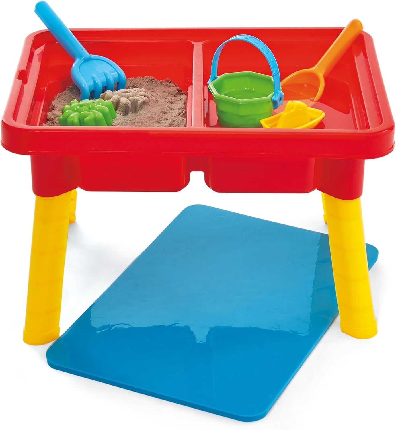 Toddler Sensory Kids Table with Lid | Sensory Bin | Kidoozie | Mega Block Compatible Lid | Indoor Outdoor Use , Red, G02521 17 x 12.5 x 11 inches - Image 7