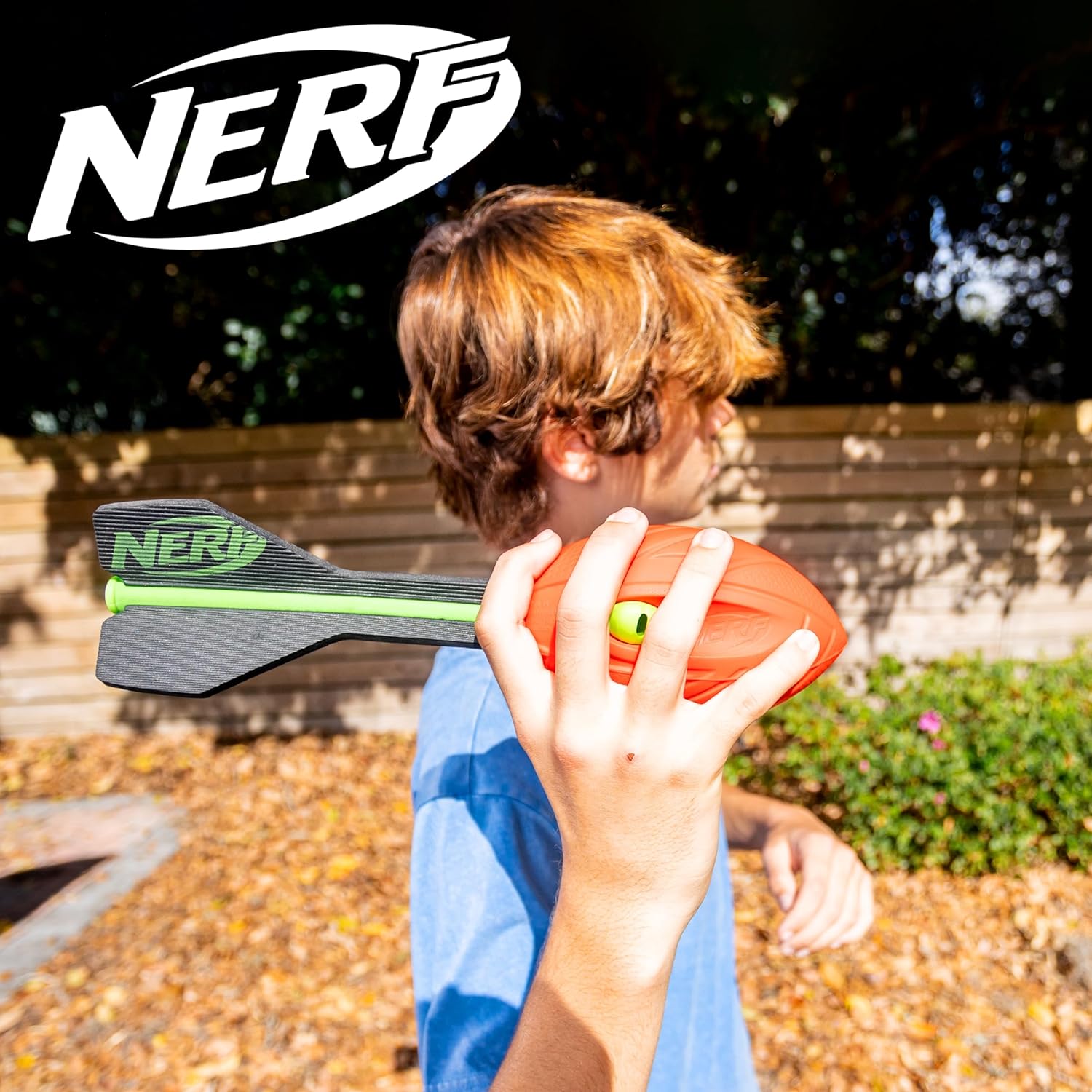 Nerf Vortex Aero Howler Foam Ball, Classic Long-Distance Football, Flight-Optimizing Tail, Whistling Sound, Indoor & Outdoor Fun, Christmas Stocking Stuffers for Kids - Image 8