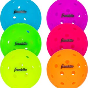Franklin Sports X-40 Outdoor Pickleballs - Official Ball of USA Pickleball, APP Tour + US Open - Regulation Size