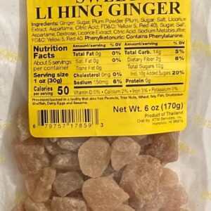 Enjoy Hawaii Snacks (Sweet Li Hing Ginger, 6 Ounce)