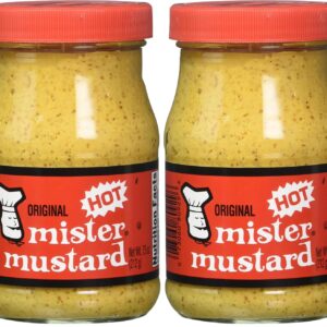 Mr. Mustard Mustard Hot, 7.5 Ounce (Pack of 2)